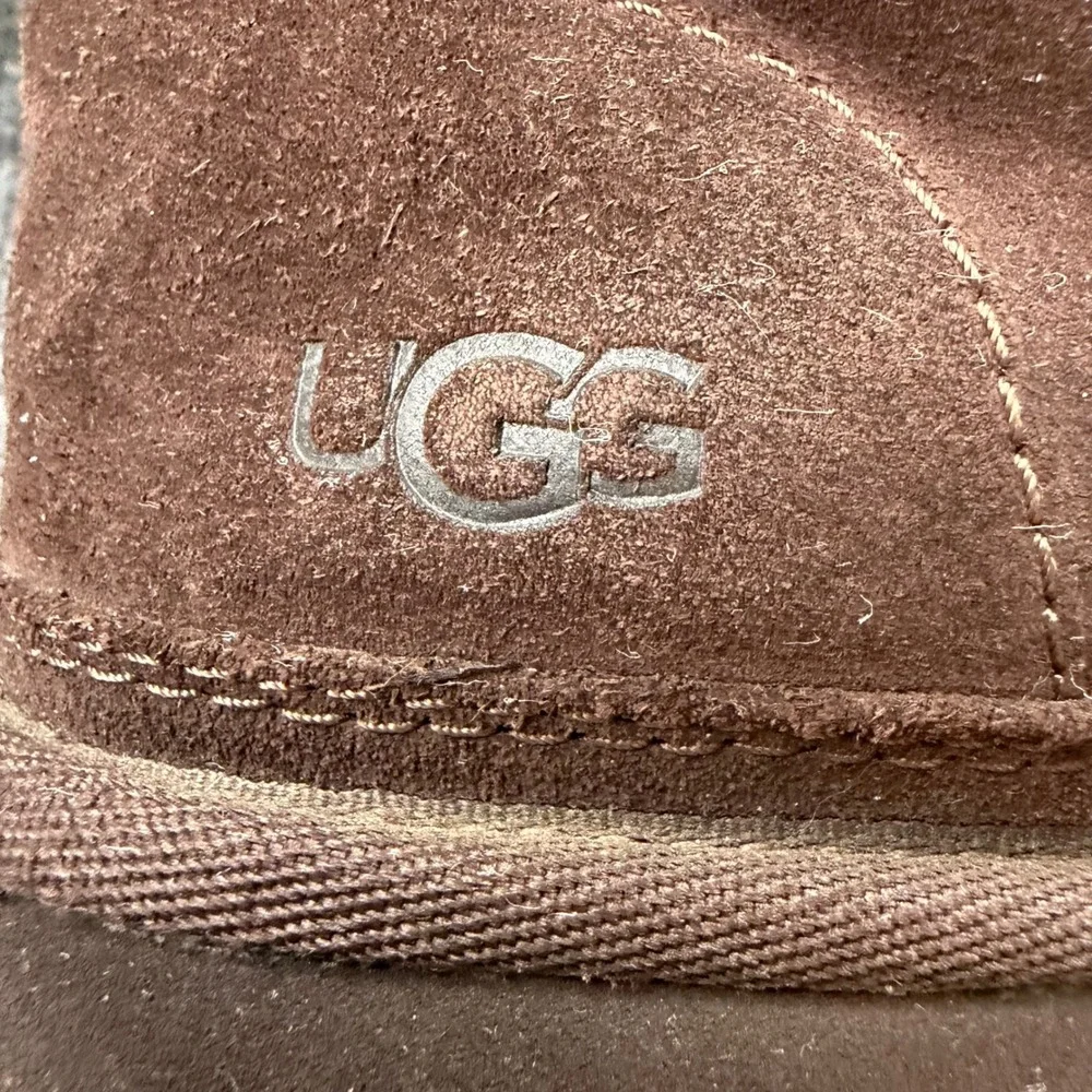 UGG Neumel Chocolate Brown Suede Lace Up Chukka Boots Mens 10
